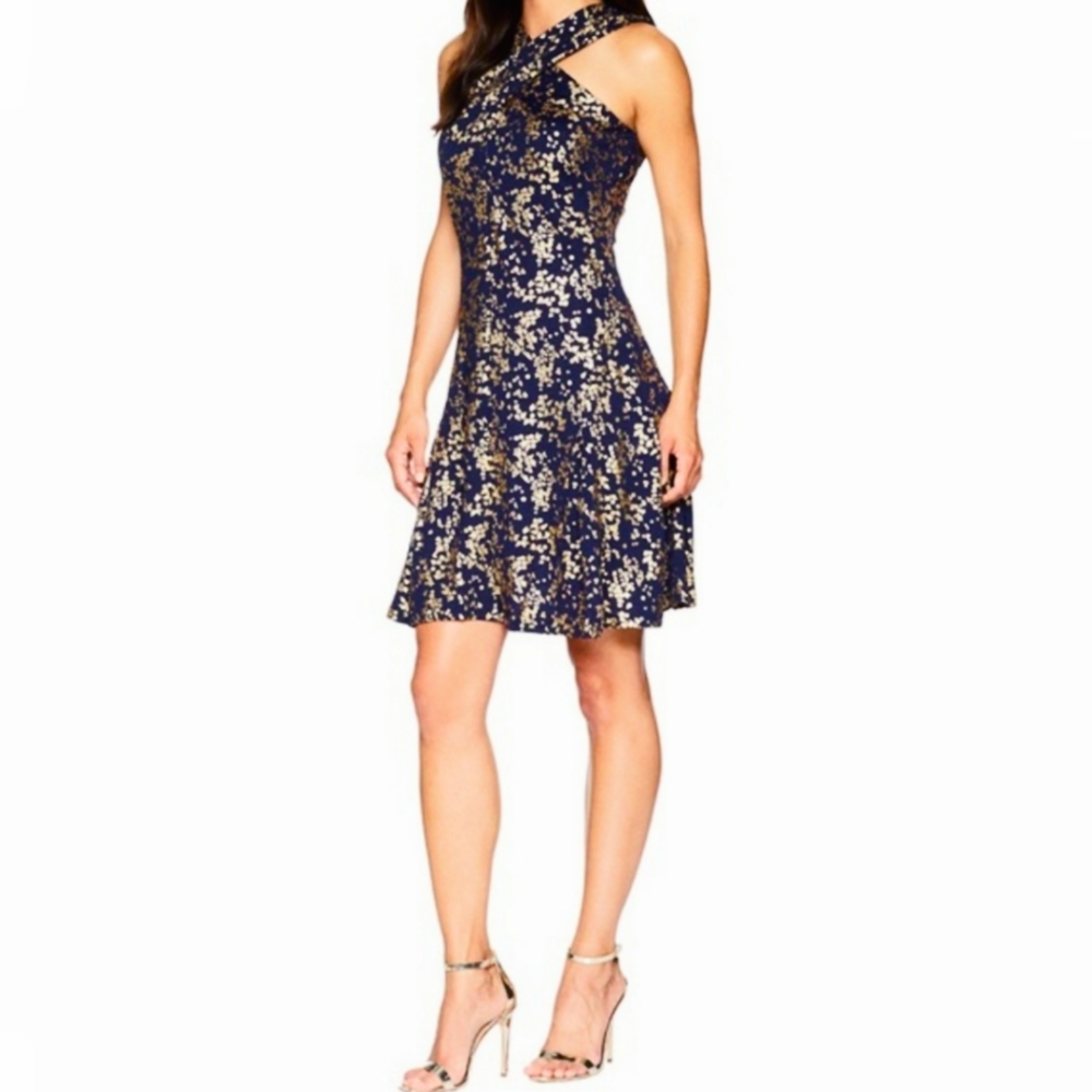 Michael Kors cross neck dress